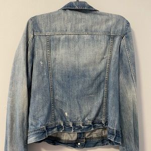 J. Crew Distressed Denim Jacket